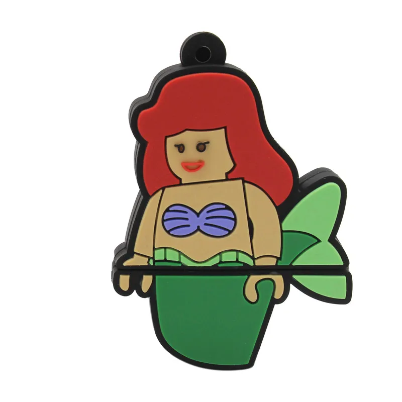 Новый usb флеш накопитель TEXT ME в виде головы дьявола русалки 4 ГБ 8 16 32 64 флэш для