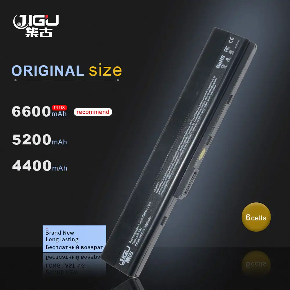 JIGU Laptop Battery For Asus A52 A52F A52J A52JB A52JK A52JR X1 K42 K42F A2B K42JB K42JK K42JR VX047X K42JV K52F|laptop battery|battery for