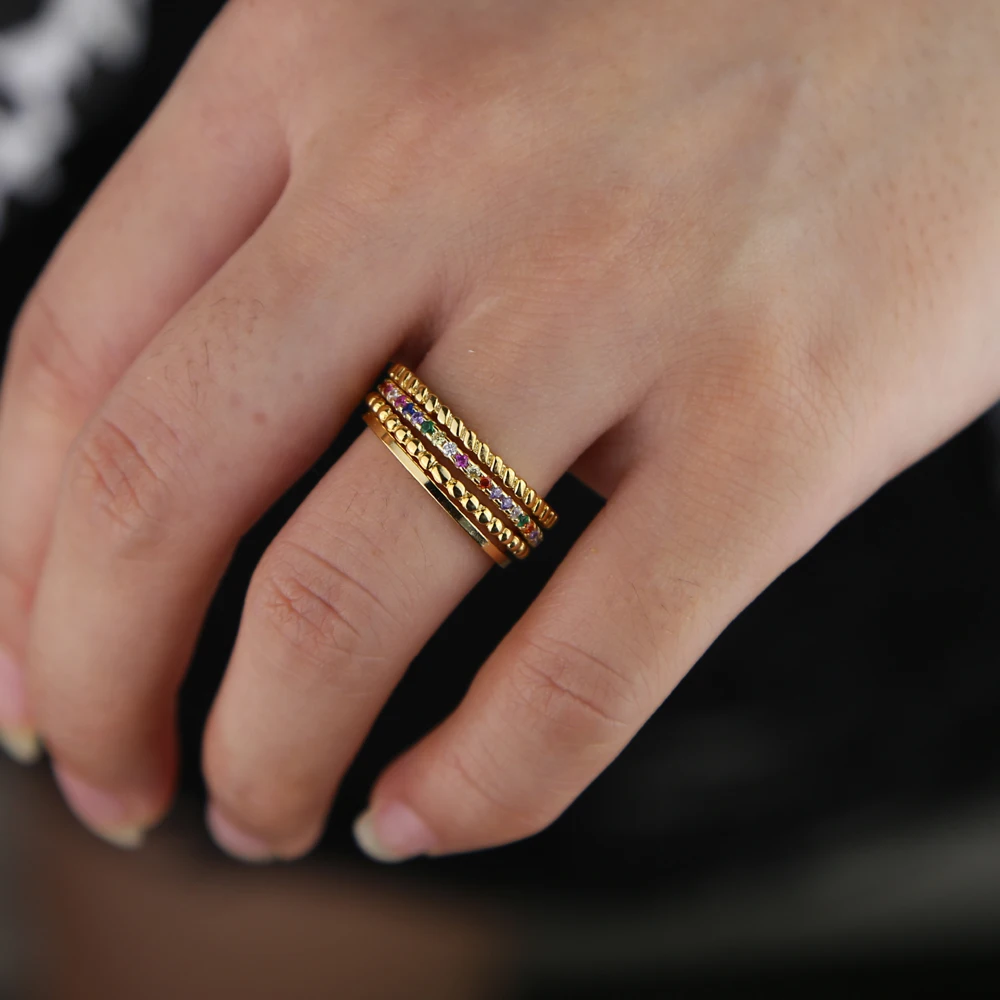 BRASS RING H size 5 6 7 8 (8)