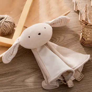 

Soothing Cartoon Towel Babies Boy Girl Cotton Soothing Toys Security Blanket Baby Infant Cartoon Soft Hand Towels