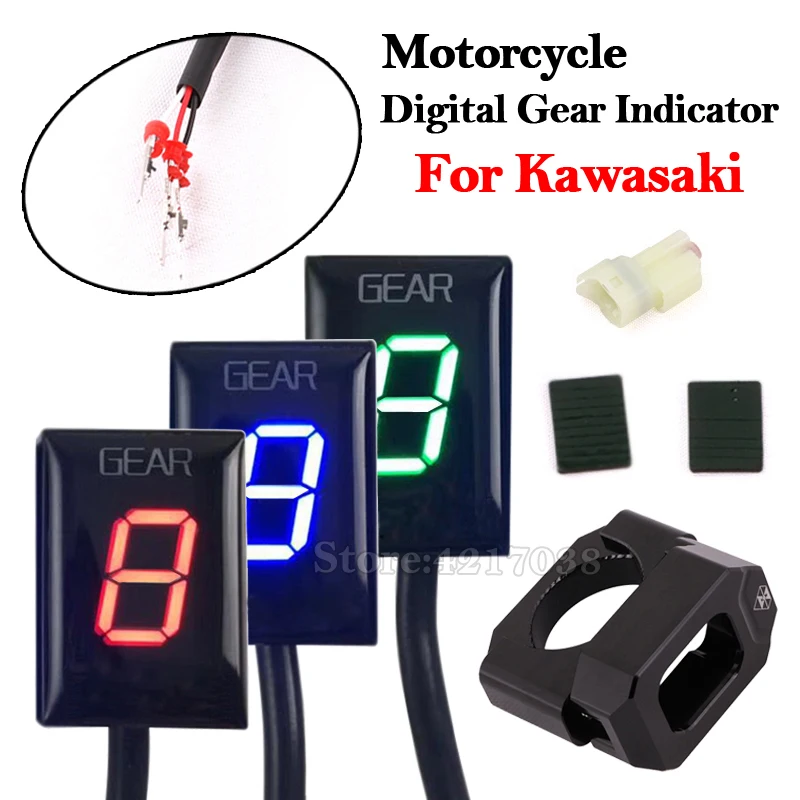 Алюминиевый индикатор скорости мотоцикла 1 6 ECU для Kawasaki ER6N Z250 Z650 Z900 VERSYS650 VERSYS1000