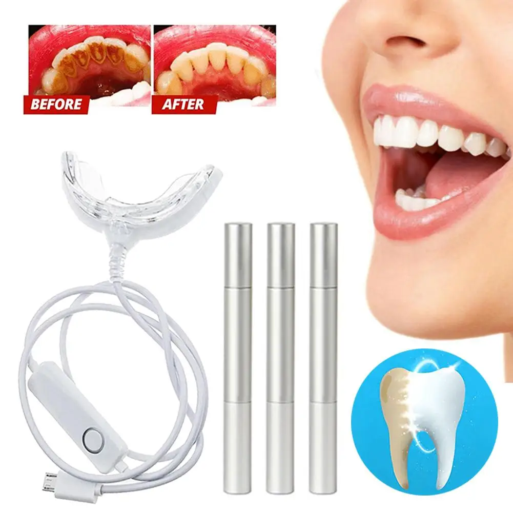 

Top Quality Teeth Whitening Kit Professional Light For Whiter Bleaching System Bright White Smiles Teeth 3 Smart Teeth Pen