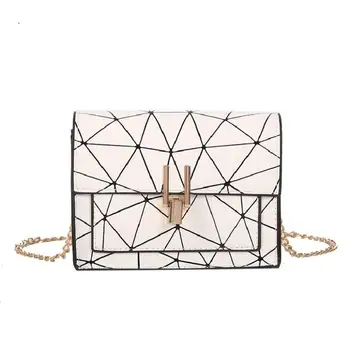 

Women Shoulder Bags 2020 summer new Korean version of the Messenger bag handbag chain wild crack printing wild shoulder bag sac