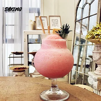 

Creative Transparent Juice Cup 500ml Soda Water Bubble Cup Juice Cup High Value Girl Heart Restaurant Glass Shot Glass