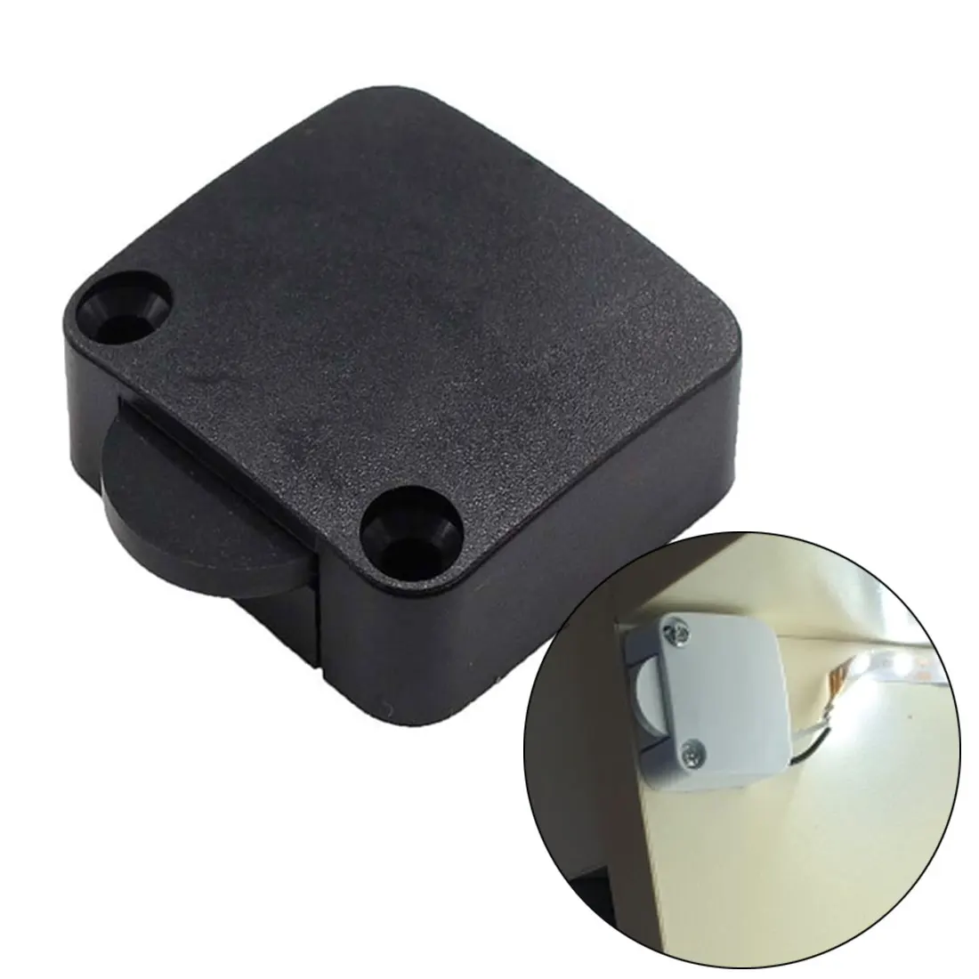 

Cupboard Light Switch Automatic Reset Switch Wardrobe Cabinet Light Switch Door Control Switch for Home Furniture Cabinet