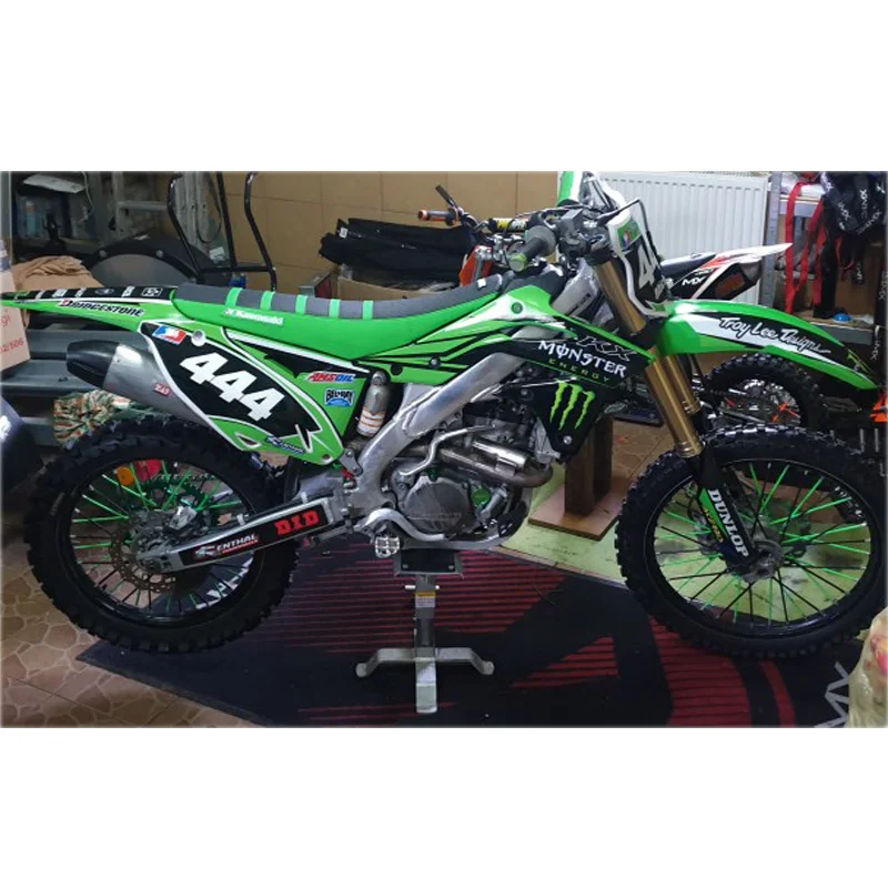 KX65 Swingarm Airbox Number Plate Decals Stickers kx 65 dirtbike graphics