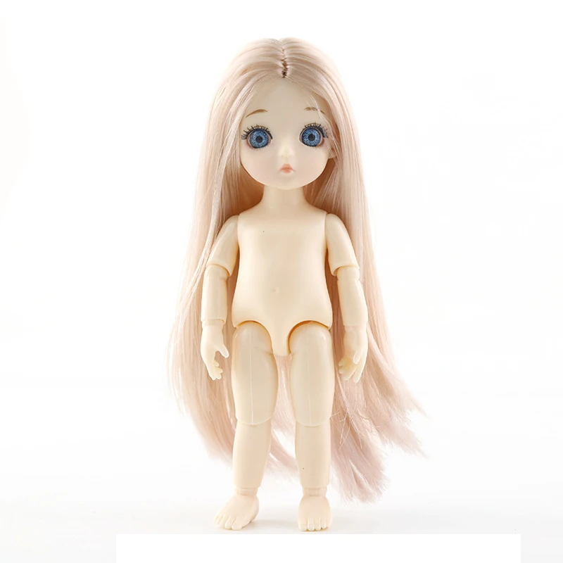 

13 Movable Jointed 16cm Dolls Toys BJD Baby Boy Girl Doll Naked Nude Body Fashion Dolls Toy for Girls Gift