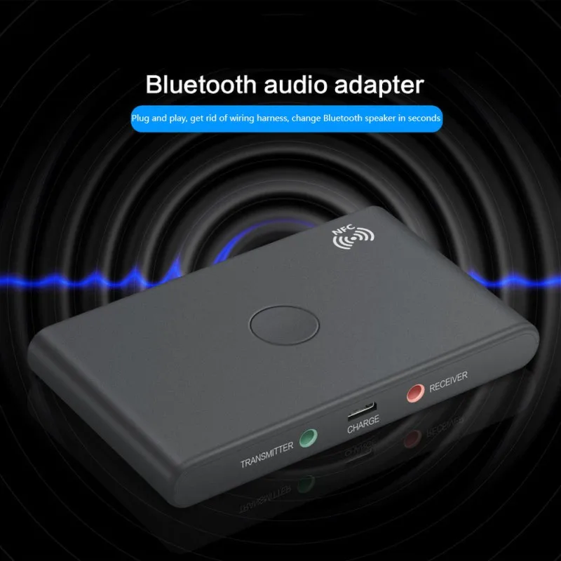 Bluetooth 5,0 передатчик приемник Поддержка аудио кабель подключение беспроводной чистый аудио адаптер