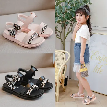 

Children's sandals women 2020 summer new fashion big children's beach shoes girls soft bottom little girl children's shoes
