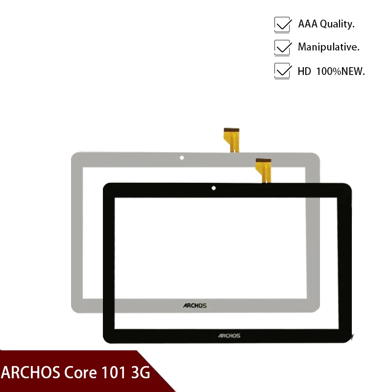 Сенсорный экран 100% дюйма для ARCHOS Core 10 1 3G дигитайзер панель Сменный стеклянный