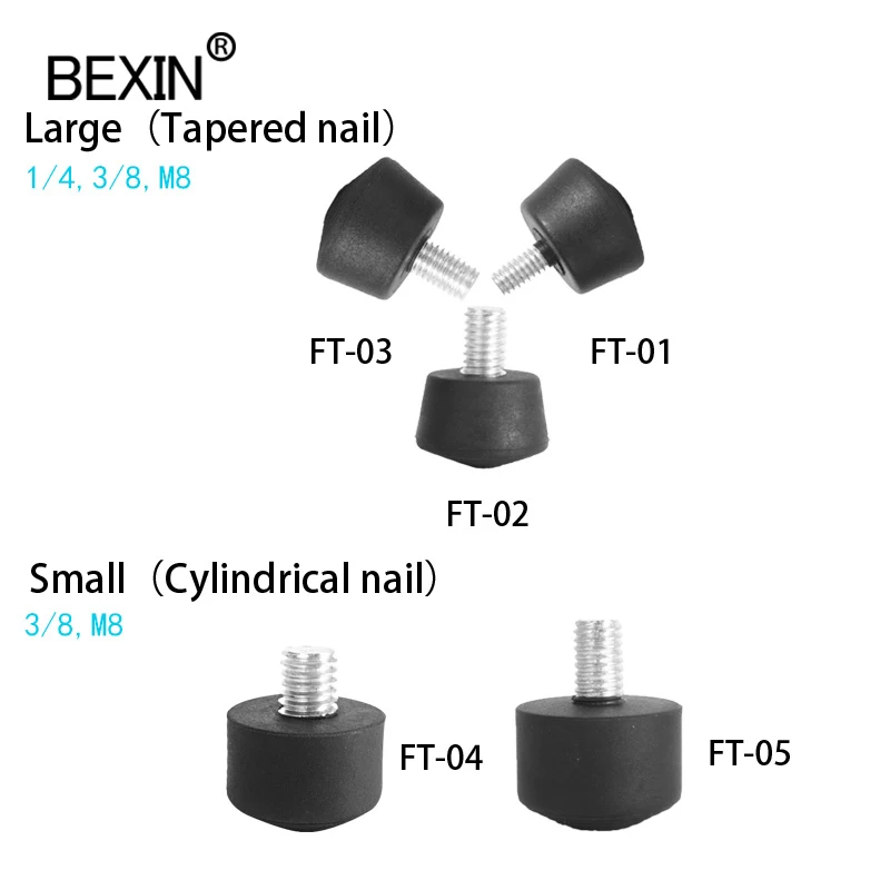 Штатив подушечки 3/8 &quotи M8 &amp 1/4'' винт Резиновая запасная часть для коврик