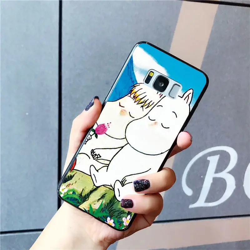 A6 Babaite с милым рисунком Муми-Тролль Бегемот чехол для телефона для samsung Galaxy S10E S7 край S9 S8 S10plus S6 S10Lite S5 M10 20 - Цвет: A6