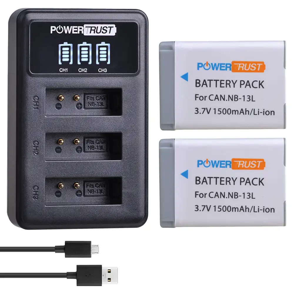 For Canon G9X G7X G1X SX720 SX620 SX730 Camera NB12L NB13L Battery Charger