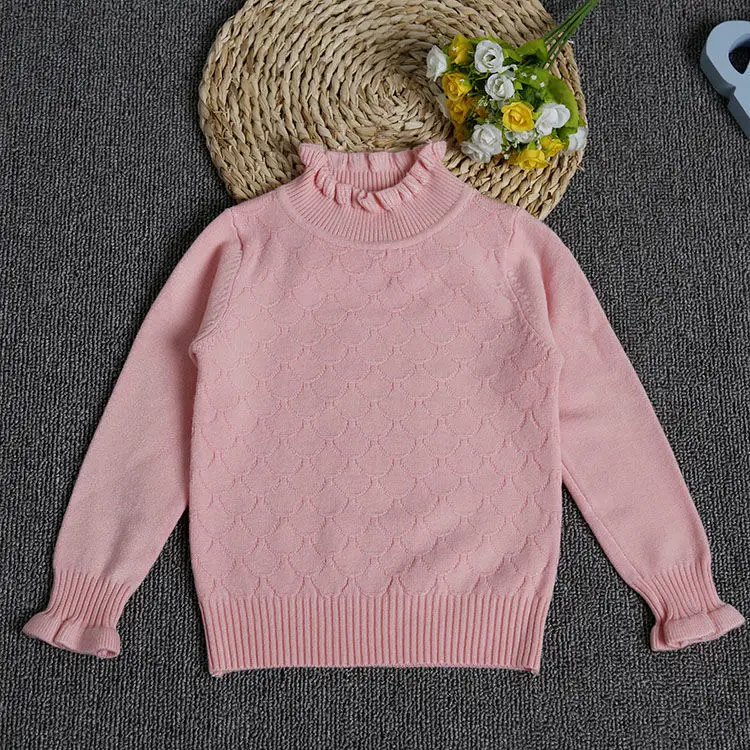 Г., стильный Детский свитер в Корейском стиле качественный детский свитер для девочек высшего качества теплый пуловер однотонная базовая одежда