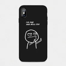  Funny Cartoon Phone Case for IPhone 12 Mini 11 Pro X XS MAX XR 8 7 6s Plus SE 2020 Cute Cases Soft Silicone TPU Back Cover Shell 