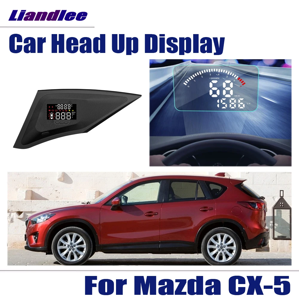 

Car HUD Head Up Display For Mazda CX-5 2019 HD Projector Screen Overspeed Alert Alarm Detector