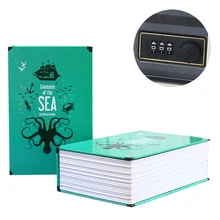 Caixa de senha livro de simulação seguro mini casa código de senha livro de poupança segura pote caixa de armazenamento livro caixa de senha ofício # cw