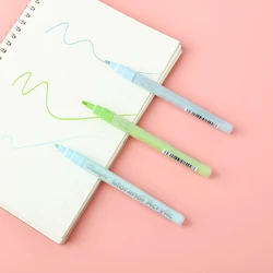 Stylos marqueurs à base d'eau 24 couleurs, ensemble étanche pour étudiants, stylos d'art, papeterie de bureau, marqueurs Kawaii, fournitures de marqueurs de peinture 