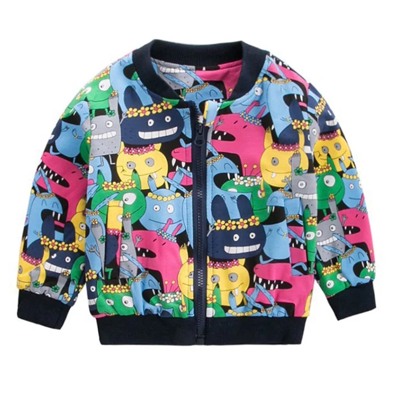 2019 Spring Autumn Kids Jackets Windbreaker Boys Girls Coat Outerwear Baby Girl Clothes Children's Cartoon Coats Jacket Clothing | Детская