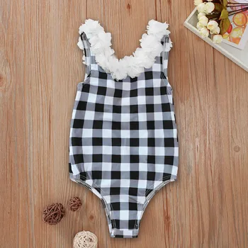 

Toddler Kids Baby Girls Flower Bikini Swimwear Swimsuit Bathing Plaid Beachwear 6 Month - 4 Years Bikinis biquini купальник