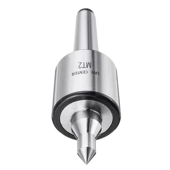 

MT2 0.001 5000rpm Max Steel Lathe Live Center Taper Tool Triple Bearing CNC Live Revolving Milling Center Taper Machine
