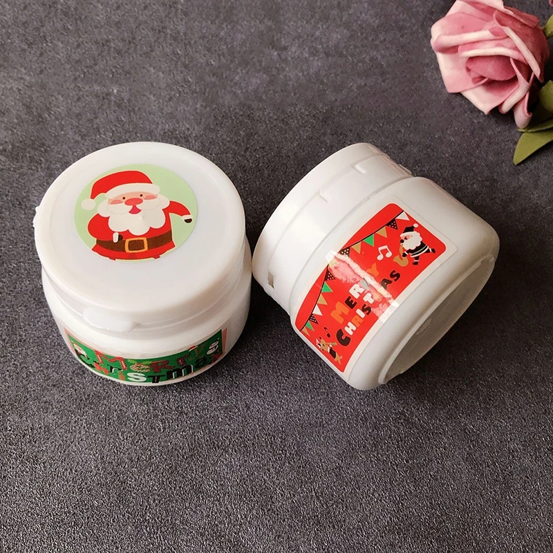 Happy Monkey 20pcs120ml Slime Box пластик милый розовый белый Slime контейнеры банки коробка для хранения для облаков прозрачный хрустящий Slime глина