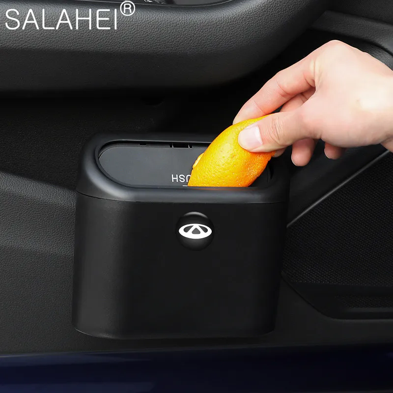Car Trash Can Interior Organizer Storage Box Holder Car Rubbish Can Auto Accessories For Chery TIGGO 3 4 5 7 PRO 8 Car Goods