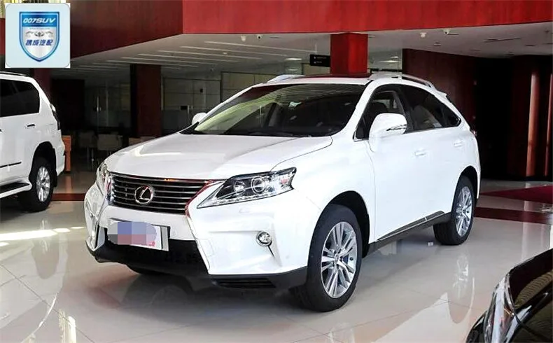 Для Lexus RX270 RX350 2009 2010 2011- алюминиевый сплав серебристый верх Рейлинги на крышу стойки боковые полосы украшения отделка автомобиля аксессуары