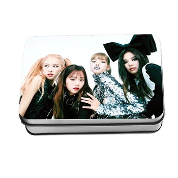 

Kpop BLACKPINK Magazine <JALOUSE> Polaroid Photo Lomo Card BLACKPINK Fans Collection Gifts Metal Box 40Pcs/Box Drop Shipping