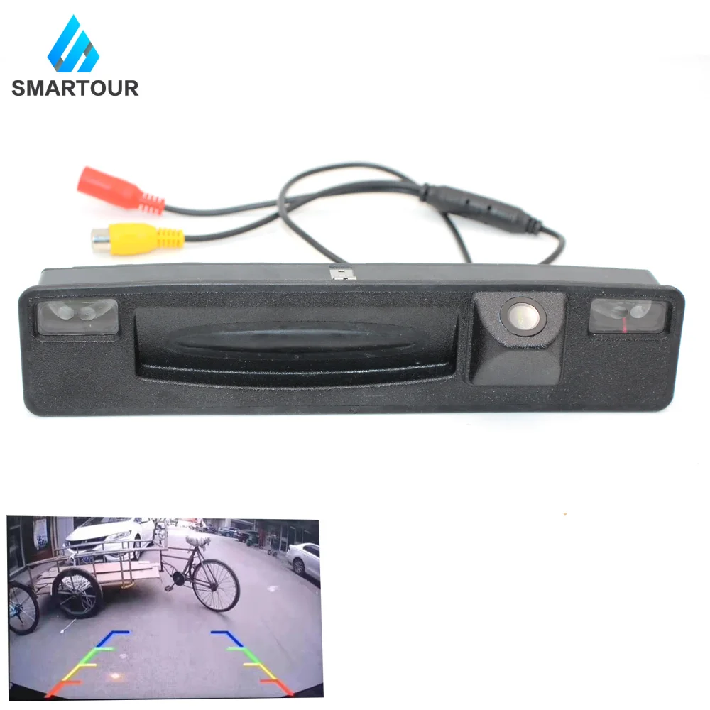 

Smartour CCD Car Rear View Reverse Camera Hand Switch Camera Waterproof Wide Angle 2015-2017 for Ford for Focus