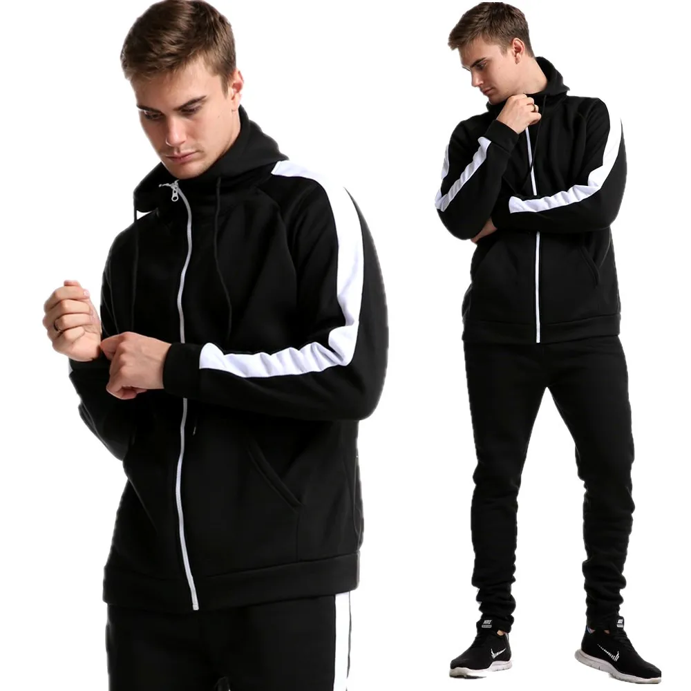 

Winter Tracksuit men's sets 2 Pieces Set Hooded Sweatshirt+Pants Pullover Hoodie Sportswear Sports Suit for Men Clothes Size 4XL