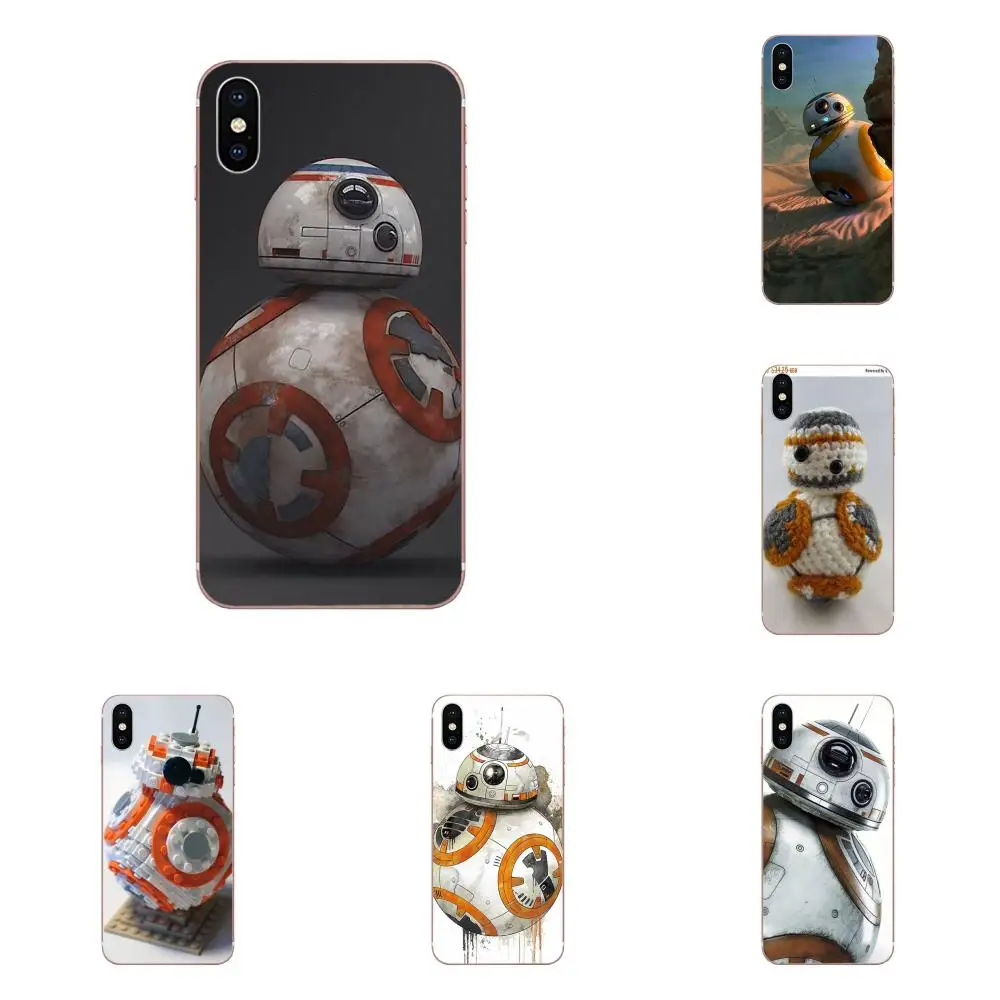 Для Xiaomi Redmi Mi 4 7A 9T K20 CC9 CC9e Note 7 9 Y3 SE Pro Prime Go Play рисунок сделай сам TPU The Force Awakens Bb8 Droid
