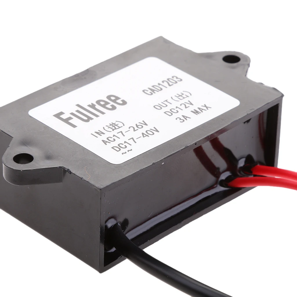 Power Converter AC 24V To DC 12V 3A Adapter For CCTV Security Camera