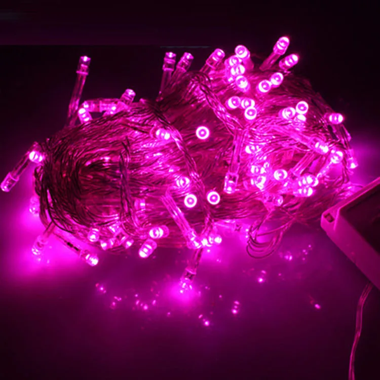 

Purple LED String Lights Christmas Wedding Ornamental Festoon Lamp LED Flashing Light Lighting Chain Star Lights