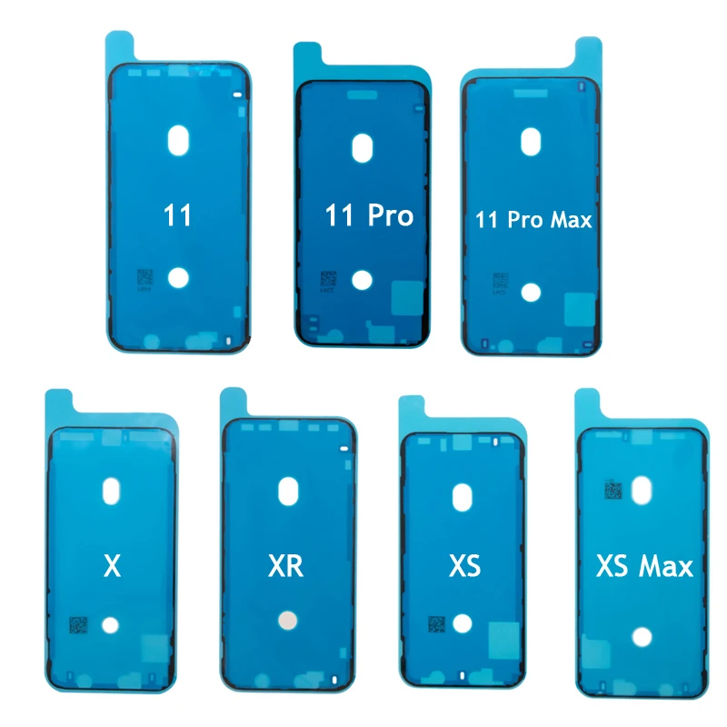 

10pcs/lot Waterproof Phone Sticker for iPhone X XS MAX XR 11 11 Pro Max LCD Screen Frame Adhesive Tape