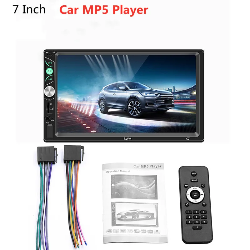 

For android& IOS 7"inch HD Touch Screen Car MP5 Player Car Stereo Radio FM AUX Car Video MP4 Mobile Interconnection