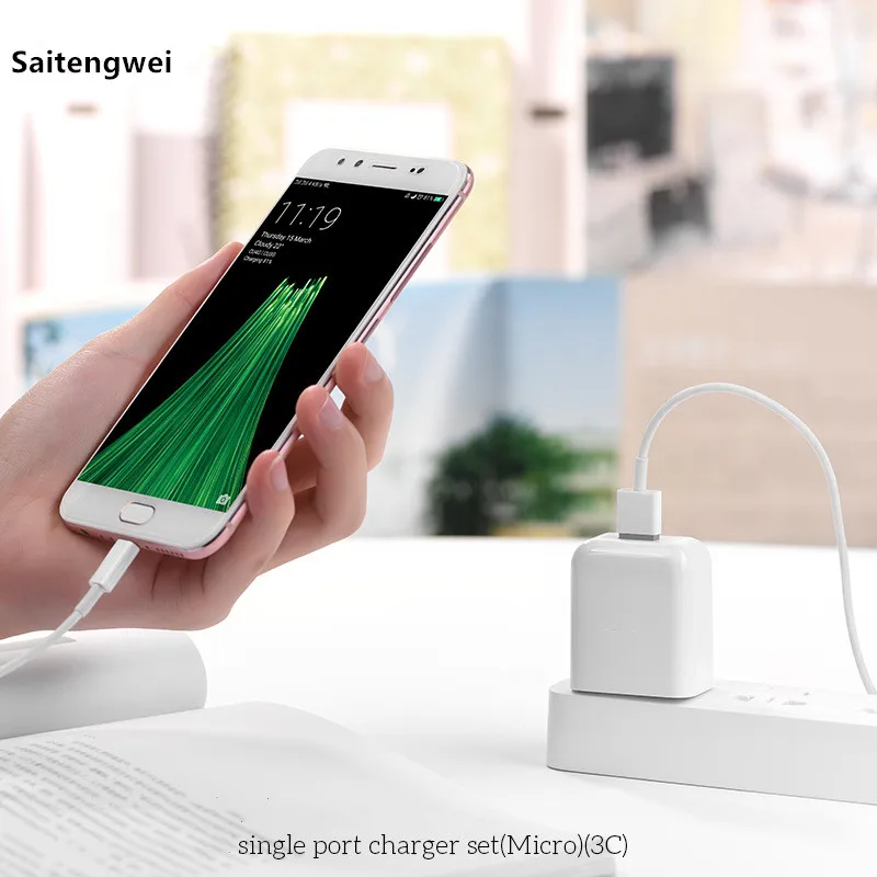 Быстрый миниатюрный usb-порт зарядное устройство для Android 5V 2A зарядное устройство адаптер один usb-порт