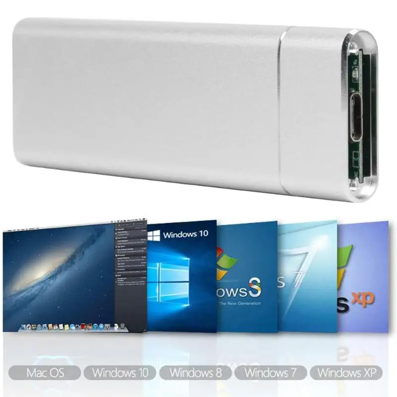 Корпус жесткого диска Vktech type-C 3,1 до NGFF M.2 SSD корпус жесткого диска алюминиевый сплав внешний жесткий диск Корпус HDD корпус