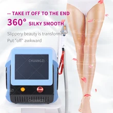 

Permanent diode laser hair removal 3 wavelength 808nm 755 1064 painless hair removal rejuvenation whitening beauty salon