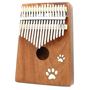 

17 Keys Mosaic Footprint Musical Instrument Finger Piano Kalimba Portable Thumb Piano Sound Is Crisp and Melodious