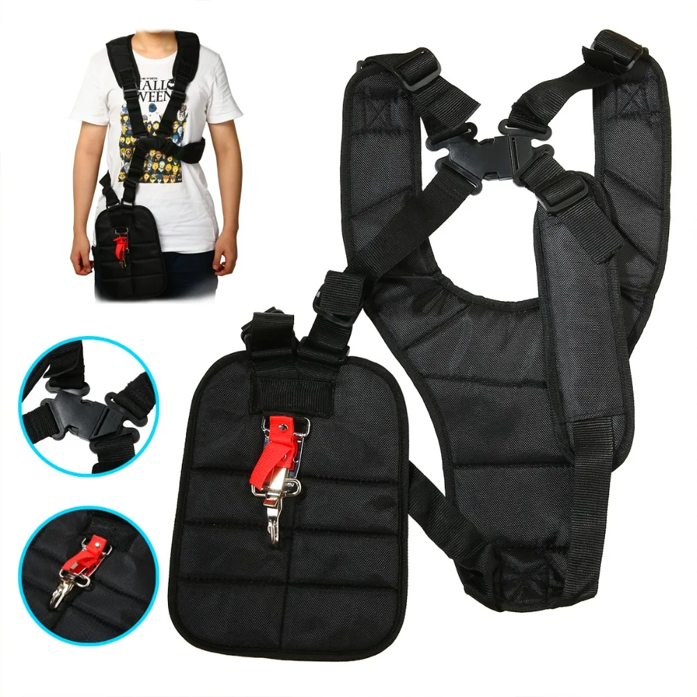 Double trimmer Shoulder Harness Strap Belt Lawn Mower Grass String For Brush Cutter & Trimmer Garden Power Pruner Adjusted Band Double trimmer Shoulder Harness Strap Belt Lawn Mower Grass String For Brush Cutter & Trimmer Garden Power Pruner Adjusted Band