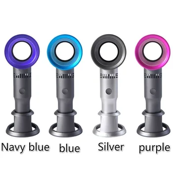 

Mini Handheld Bladeless Cooler Air Conditione Fan USB Charging Electric Fan Suitable for Summer Home Office