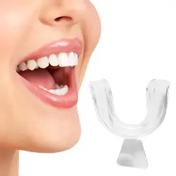 Зубная силиконовая Прозрачная Термоформовочная зубная шина отбеливающие лотки отбеливающий для зуб отбеливатель рот защита инструменты