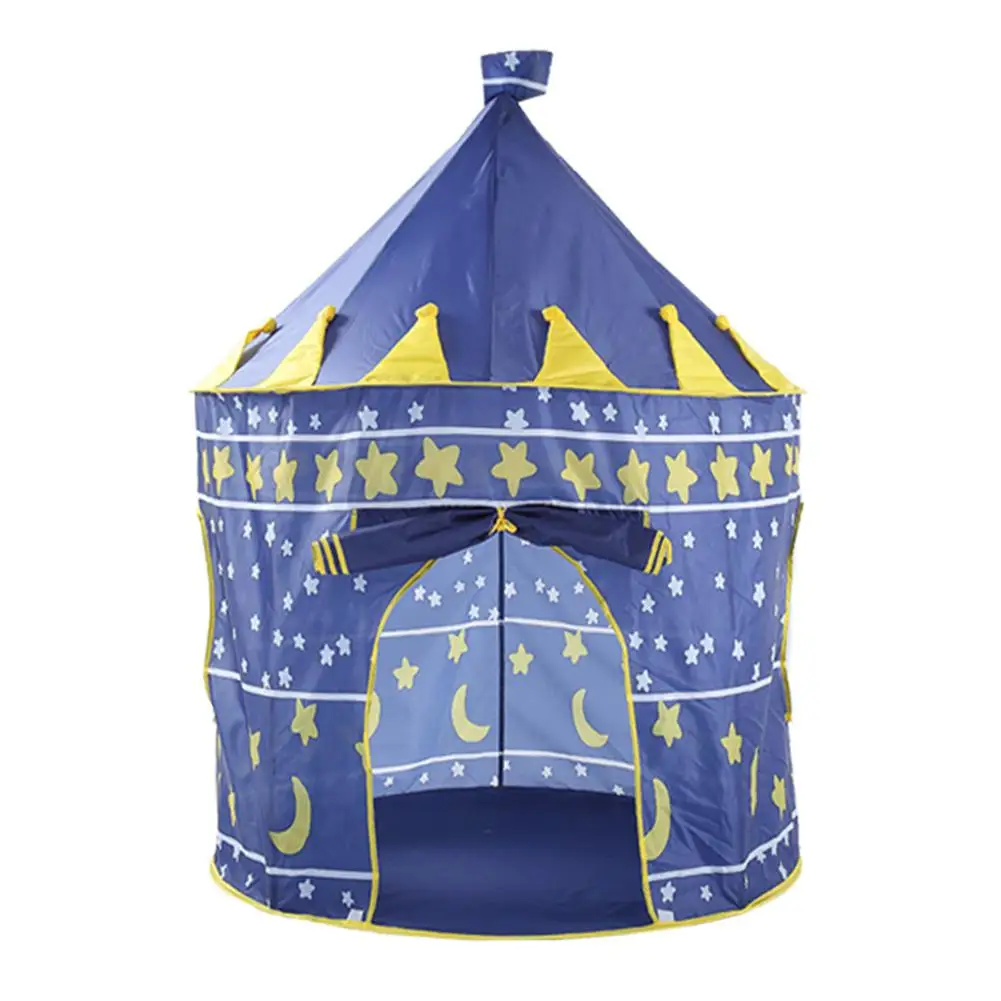 Kuulee портативная складная детская игровая палатка-замок Cubby House Высокое качество детская интересная палатка в мешках синий розовый фиолетовый