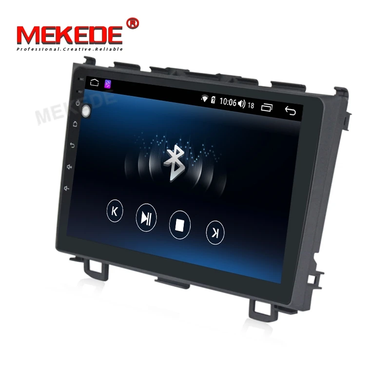 MEKEDE Android 9,0 Автомобильный мультимедийный плеер Автомобильный dvd gps навигация для Honda CRV 2007-2011 9 ''1024*600 экран wifi BT SWC RDS