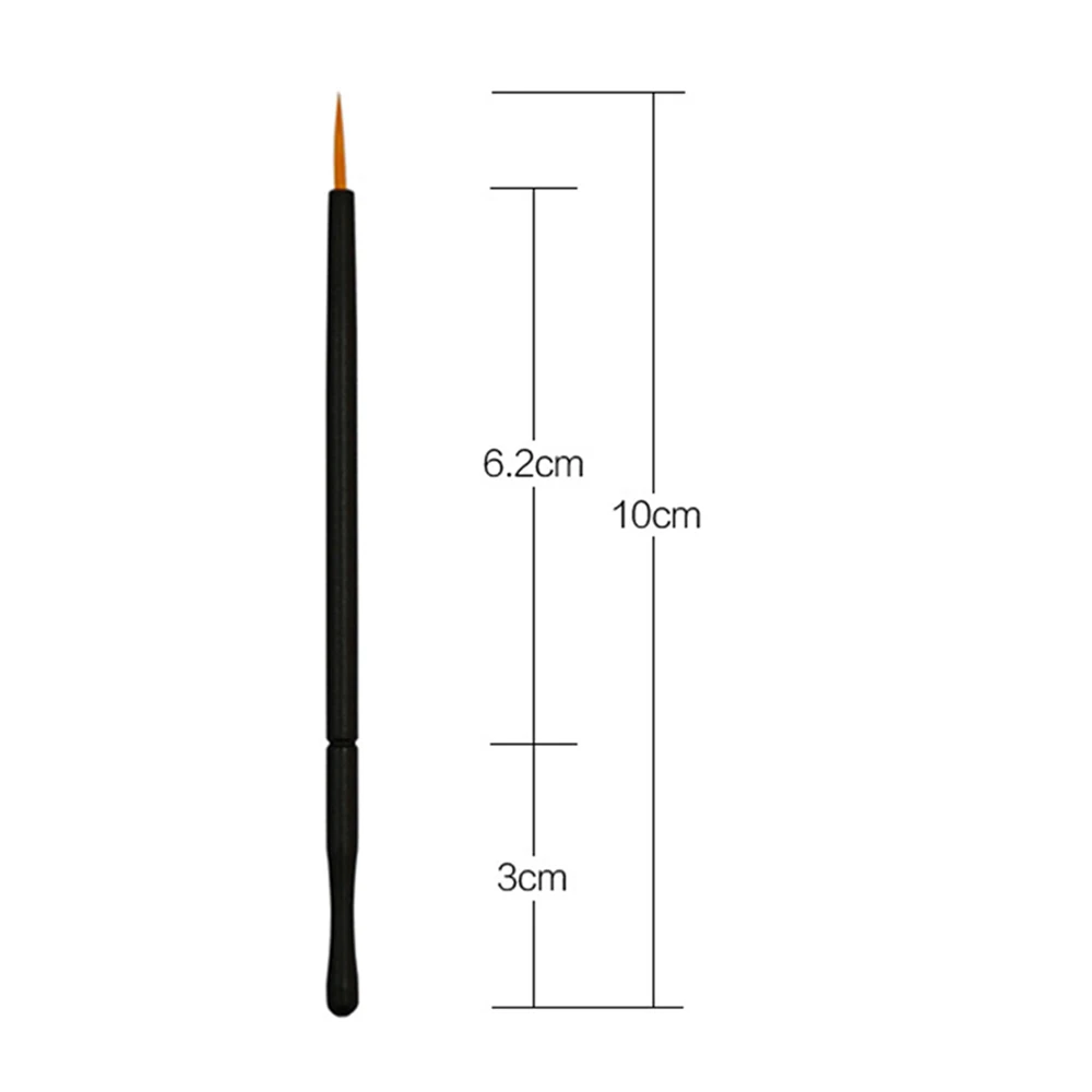 50 шт. одноразовая подводка для глаз кисти индивидуальный аппликатор сверхтонкие волоконные тампоны жидкая подводка для глаз палочка подводка для глаз профессиональная кисть