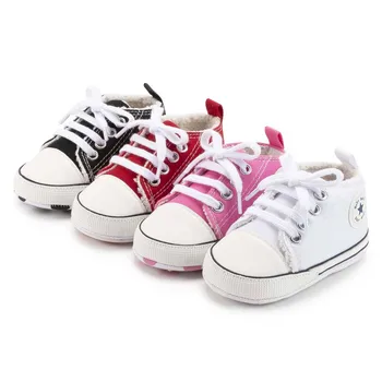 

New Winter Fluff Boy Girl Shoes Warm Sole Soft Canvas Solid Footwear Newborns Toddler Crib Sneaker Classic Canvas Shoes Outdoors