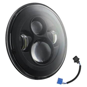 

Heat Dissipation Car Accessory Driving Super Bright Repairing Aluminum Styling Easy Install Outdoor LED Headlight For Wrangler