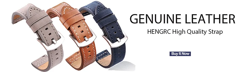 Genuine Leather Watchbands 18mm 20mm 22mm 24mm Black Dark Brown Women Men Cowhide Watch Band Strap Belt With Buckle