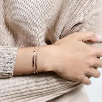 

JUJIE 316L Stainless Steel Bracelet Femme Chain Bracelets For Women 2020 Charm Friendship Bracelet Women Jewelry Dropshipping